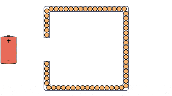 Basic electronics - current flow