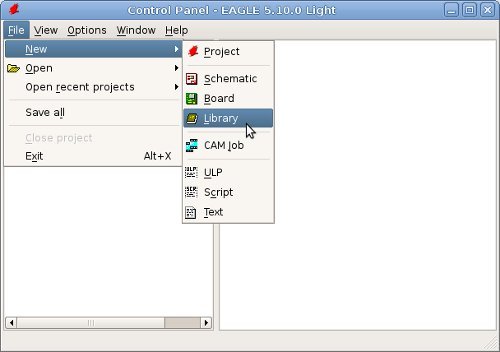 New library for eagle components