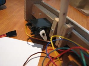 Servo motor for the gong timer project