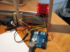 Display + arduino + servo