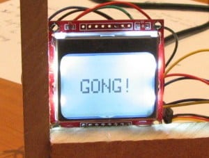 Nokia Display indicating timer state