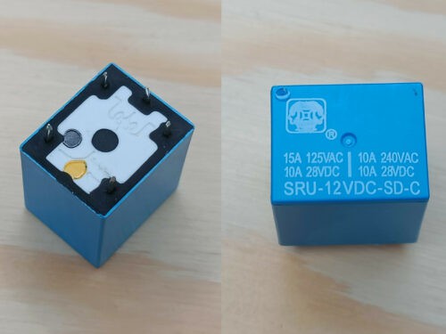 Photo of relay pins and top