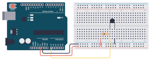 Arduino thermistor circuit