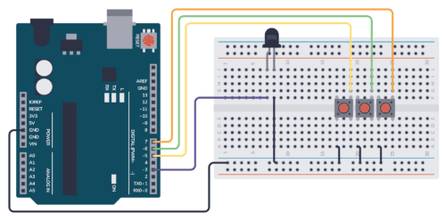 Arduino IR Transmitter circuit