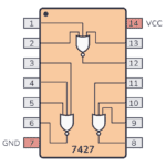 7427 Pinout