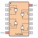 74LS7266 / 74HC7266 Pinout