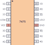 7475 Pinout