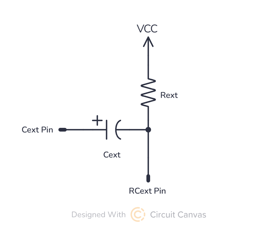 Timing components for 74x221