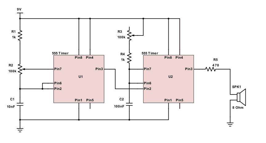 Atari punk console circuit diagram