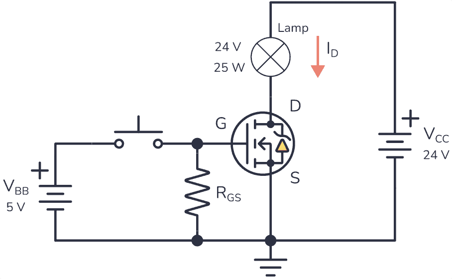 N Channel Enhancement  as switch